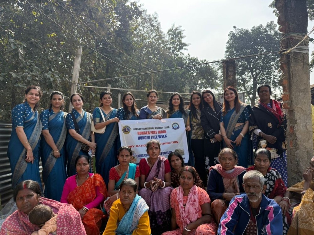 Lions Club of Dimapur Elite observed ‘Hunger Free Week’ from January 3 to 11.